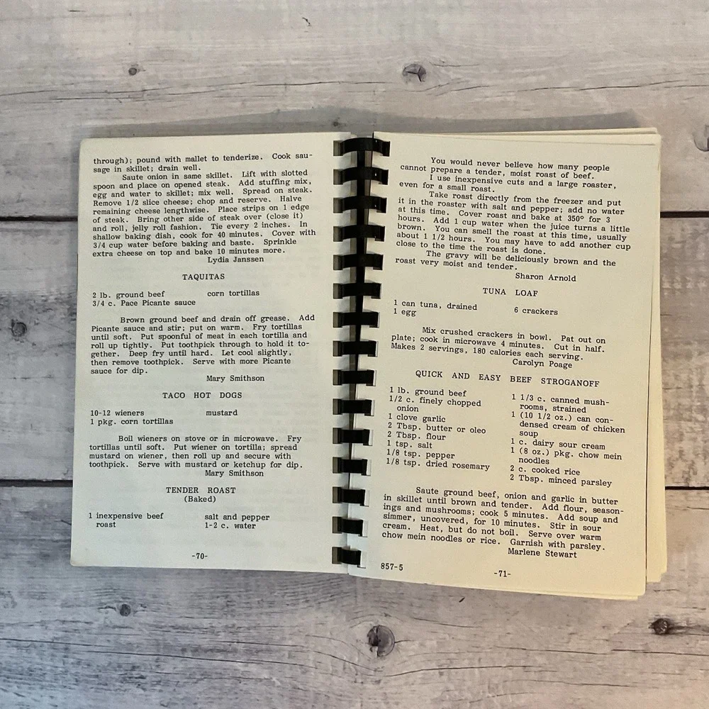 Country Cookbook Church Of The Nazarene‎ Woodward Oklahoma 1984 Recipes
